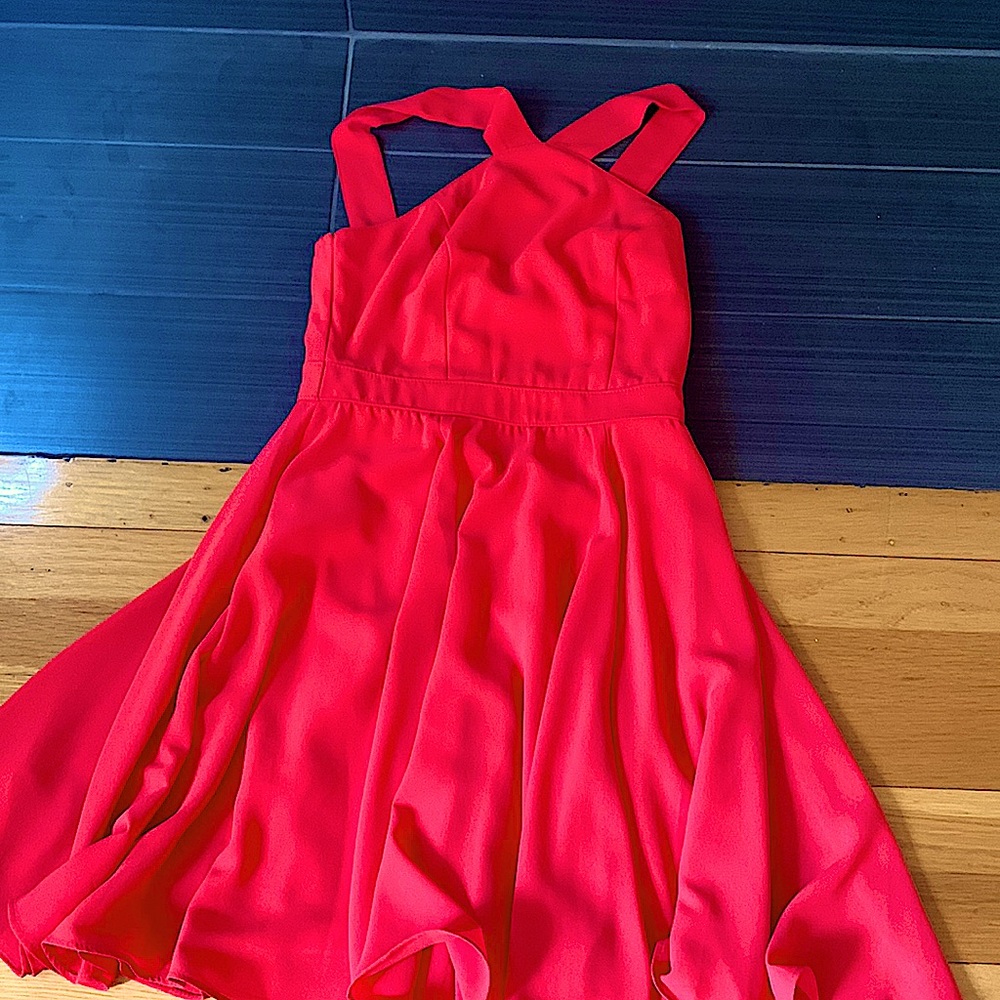 Lulus XS Red Flown Dress